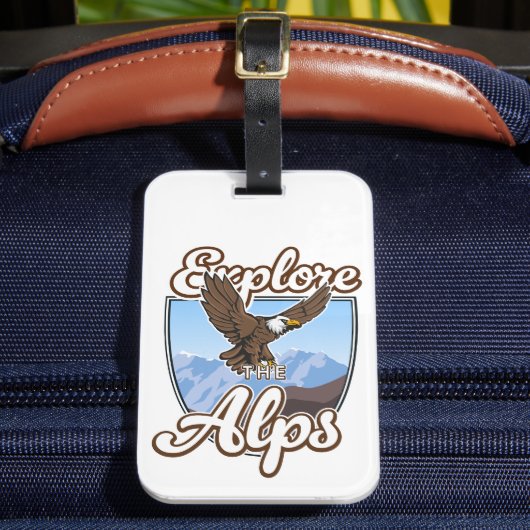 Étiquette À Bagage Explorez les Alpes (Insitu Rectoal 2)