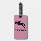 Étiquette À Bagage Exposition faite sur commande de voyageur fréquent (Dos Vertical)