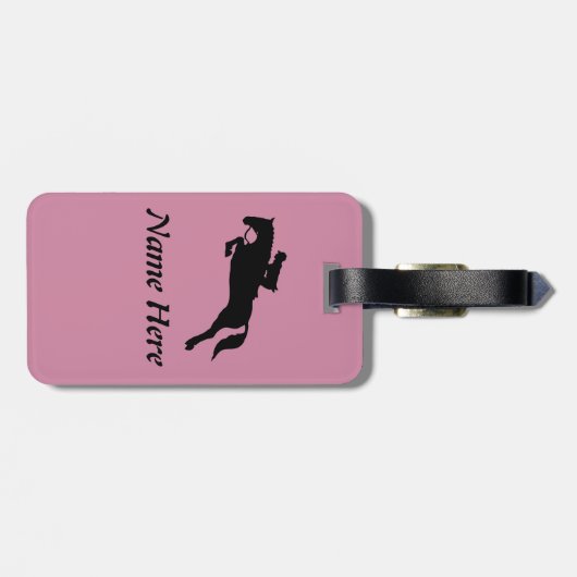 Étiquette À Bagage Exposition faite sur commande de voyageur fréquent (Dos horizontal)