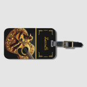 Étiquette À Bagage Exquise Cowboy Acoustique Thème de guitare (Devant Horizontal)