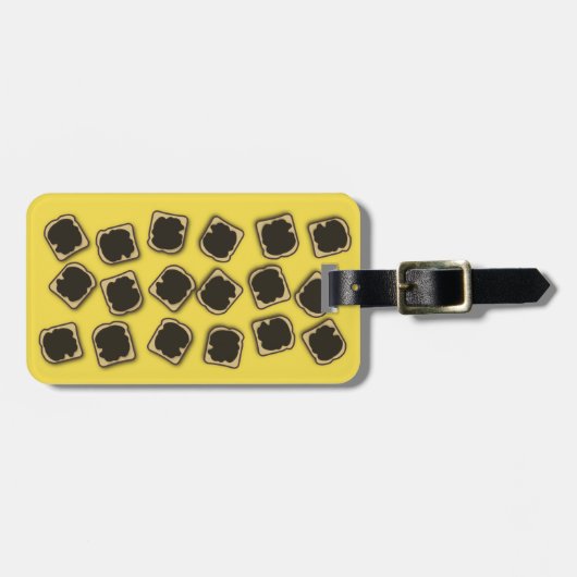 Étiquette À Bagage Extrait de levure australienne sur toast (Devant horizontal)