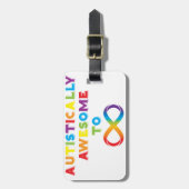 Étiquette À Bagage Extrêmement Intéressant À L'Infinité (Devant Vertical)