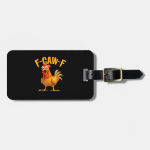 Étiquette À Bagage F-Caw-F Chicken Classic Retro Style