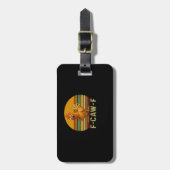 Étiquette À Bagage F-Caw-F Chicken Essential Retro Classic (Devant Vertical)