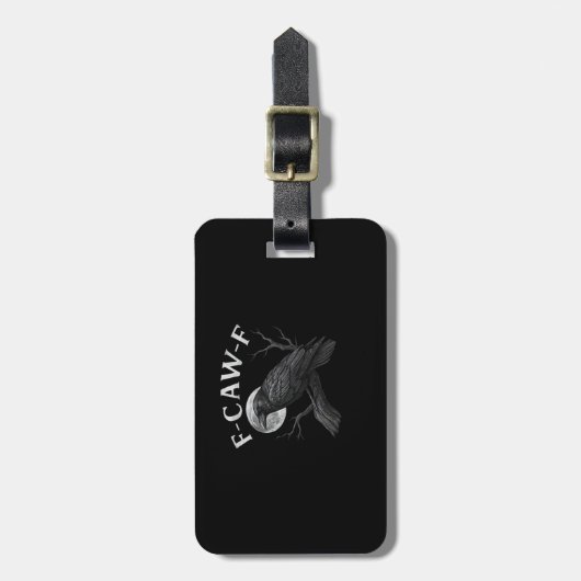 Étiquette À Bagage F-Caw-F Cool Unique (Devant Vertical)