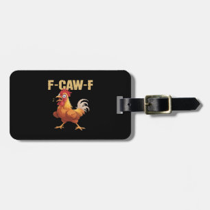 Étiquette À Bagage F-Caw-F Corbeau Humour Gothique Drôle