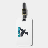 Étiquette À Bagage F Caw F Creative Casual Style (Devant Vertical)