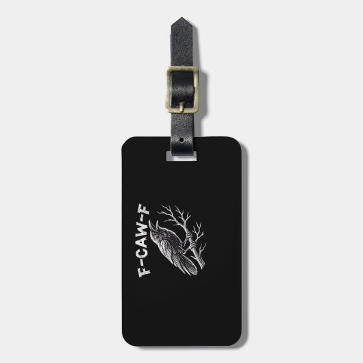 Étiquette À Bagage F-Caw-F Creative Style (Devant Vertical)