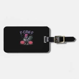 Étiquette À Bagage F Caw F Poulet Drôle Classique Style Simple et Pro