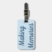 Étiquette À Bagage Fabrication de l'étiquette de bagage de souvenirs (Devant Vertical)