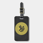 Étiquette À Bagage Fabriqué À New York Bronx (Devant Vertical)