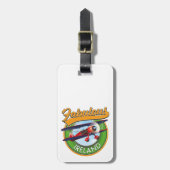 Étiquette À Bagage fabuleux patch de voyage en Irlande. (Devant Vertical)