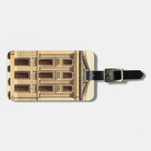 Étiquette À Bagage Façade architecturale de Jean Deneufforge (Devant horizontal)