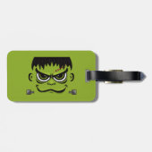 Étiquette À Bagage Face Frankenstein Halloween (Dos horizontal)