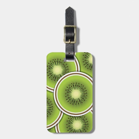 Étiquette À Bagage Fâcheux kiwi (Devant Vertical)