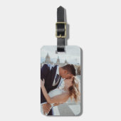 Étiquette À Bagage FACILE ! Balise bagage - Personnalisée - Ajouter v (Devant Vertical)