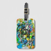 Étiquette À Bagage Façons De Vivre - Art Neurographique 7 (Devant Vertical)