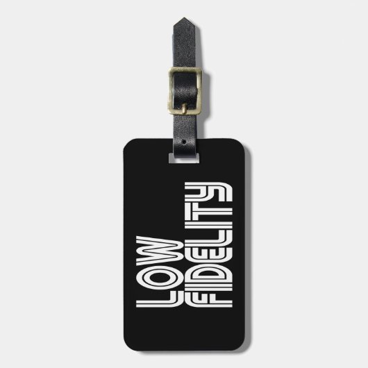 Étiquette À Bagage Faible fidélité (Devant Vertical)