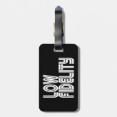 Étiquette À Bagage Faible fidélité (Dos Vertical)