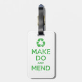 Étiquette À Bagage Faire et réparer (Dos Vertical)