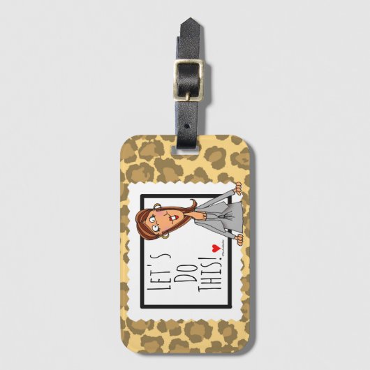 Étiquette À Bagage Faisons ceci ! (Devant Vertical)