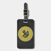 Étiquette À Bagage Fait À New York Staten Island (Devant Vertical)