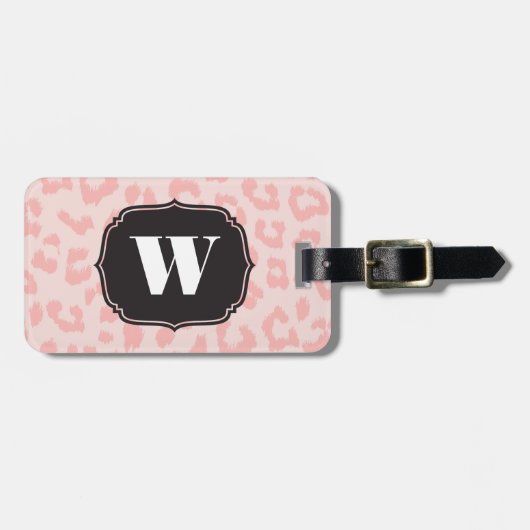 Étiquette À Bagage Fait sur commande pâlissez - l'empreinte de (Devant horizontal)