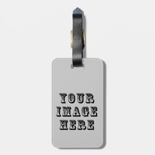 Étiquette À Bagage Faites vos propres (Dos Vertical)