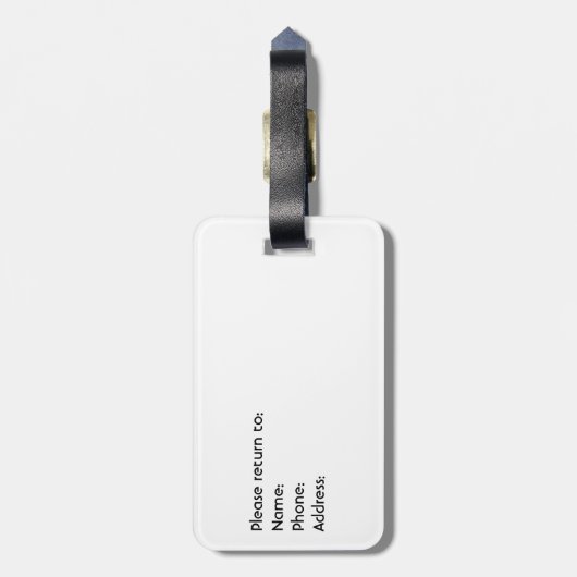 Étiquette À Bagage Falaises de Moher, Irlande (Dos Vertical)