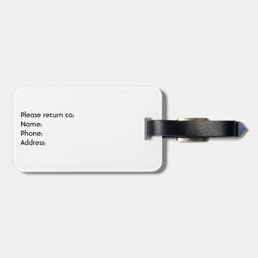 Étiquette À Bagage Falaises de Moher, Irlande (Dos horizontal)