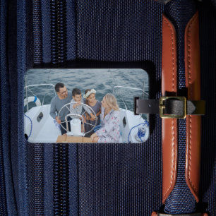 Étiquette À Bagage Famille de photos personnalisée