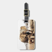 Étiquette À Bagage Famille des éléphants (Devant Vertical)