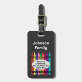 Étiquette À Bagage Famille Nous sommes tous différents amusants mais  (Devant Vertical)