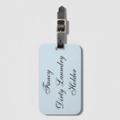 Étiquette À Bagage Fancy Lave-linge sale Porte-bagages (Devant Vertical)