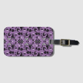 Étiquette À Bagage Fantaisie de Sirène Violette (Devant Horizontal)