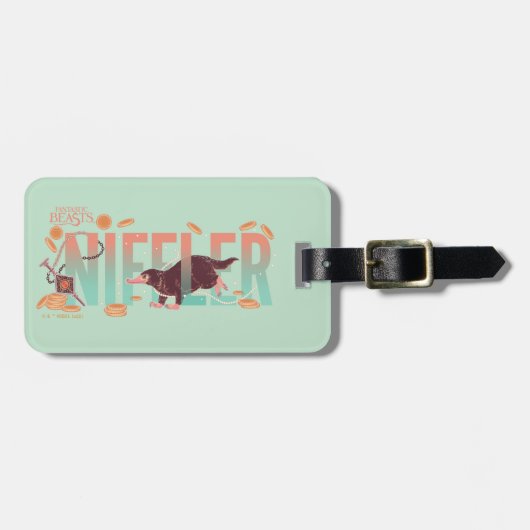 Étiquette À Bagage Fantastic Beasts Niffler (Devant horizontal)