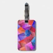 Étiquette À Bagage Fantasy Mountains View from the Sky (Dos Vertical)