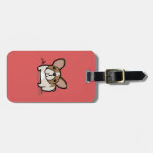 Étiquette À Bagage Faon Frenchie pie (Devant horizontal)