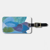 Étiquette À Bagage Faux Indigo I (Devant horizontal)