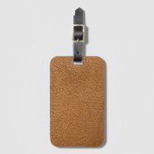Étiquette À Bagage faux look en cuir (Devant Vertical)
