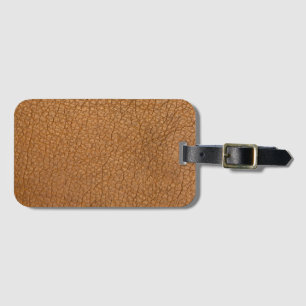 Étiquette À Bagage faux look en cuir