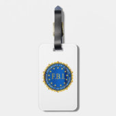 Étiquette À Bagage FBI Spoof Seal (Dos Vertical)
