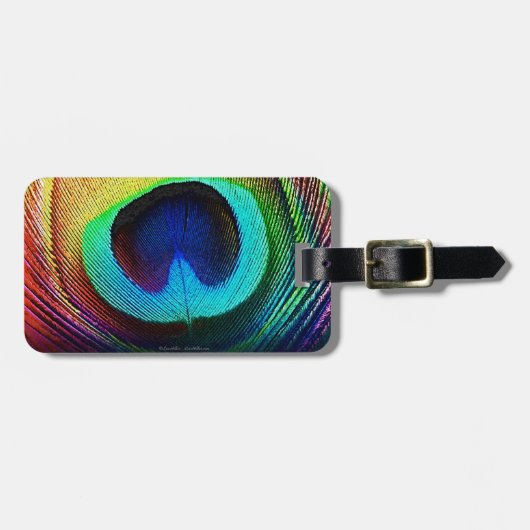 Étiquette À Bagage Feather (Devant horizontal)