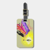 Étiquette À Bagage Fée de lanterne brillante (Devant Vertical)