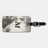 Étiquette À Bagage Fée mignonne de manga (Devant horizontal)