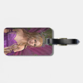 Étiquette À Bagage Fée rose (Dos horizontal)