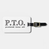 Étiquette À Bagage Félicitations amusantes pour faire semblant d'être (Devant horizontal)