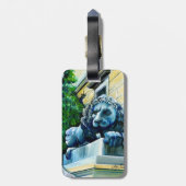 Étiquette À Bagage Féline stémonée (Dos Vertical)