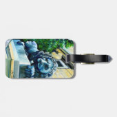 Étiquette À Bagage Féline stémonée (Dos horizontal)