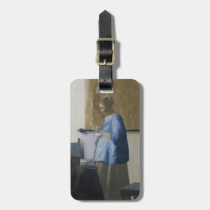 Étiquette À Bagage Femme lisant une lettre, c.1662-63 (huile sur la